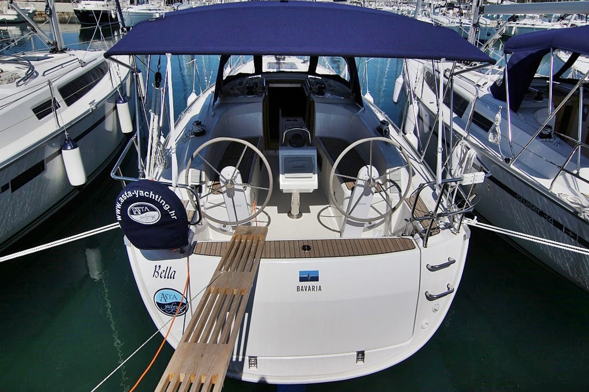Bella, a Bavaria Cruiser 34 sailboat at Općina Sukošan, Croatia