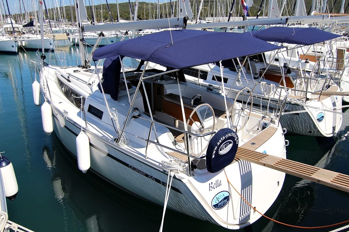 Bella, a Bavaria Cruiser 34 sailboat at Općina Sukošan, Croatia