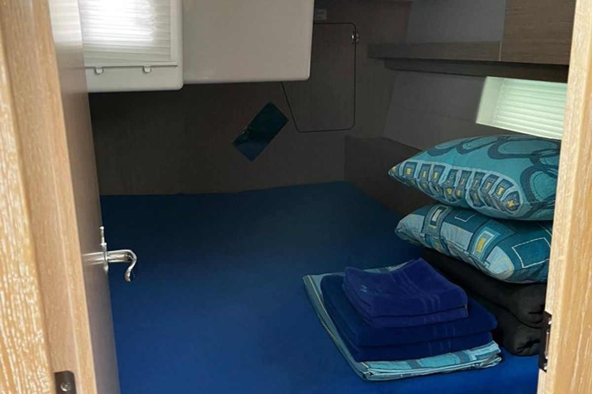 Cabin on Seacloud, a Bavaria C45 Style sailboat at Općina Vrsar, Croatia