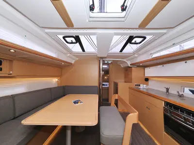 Salon of Thor, a Dufour 430 GL sailboat at Grad Vodice, Croatia