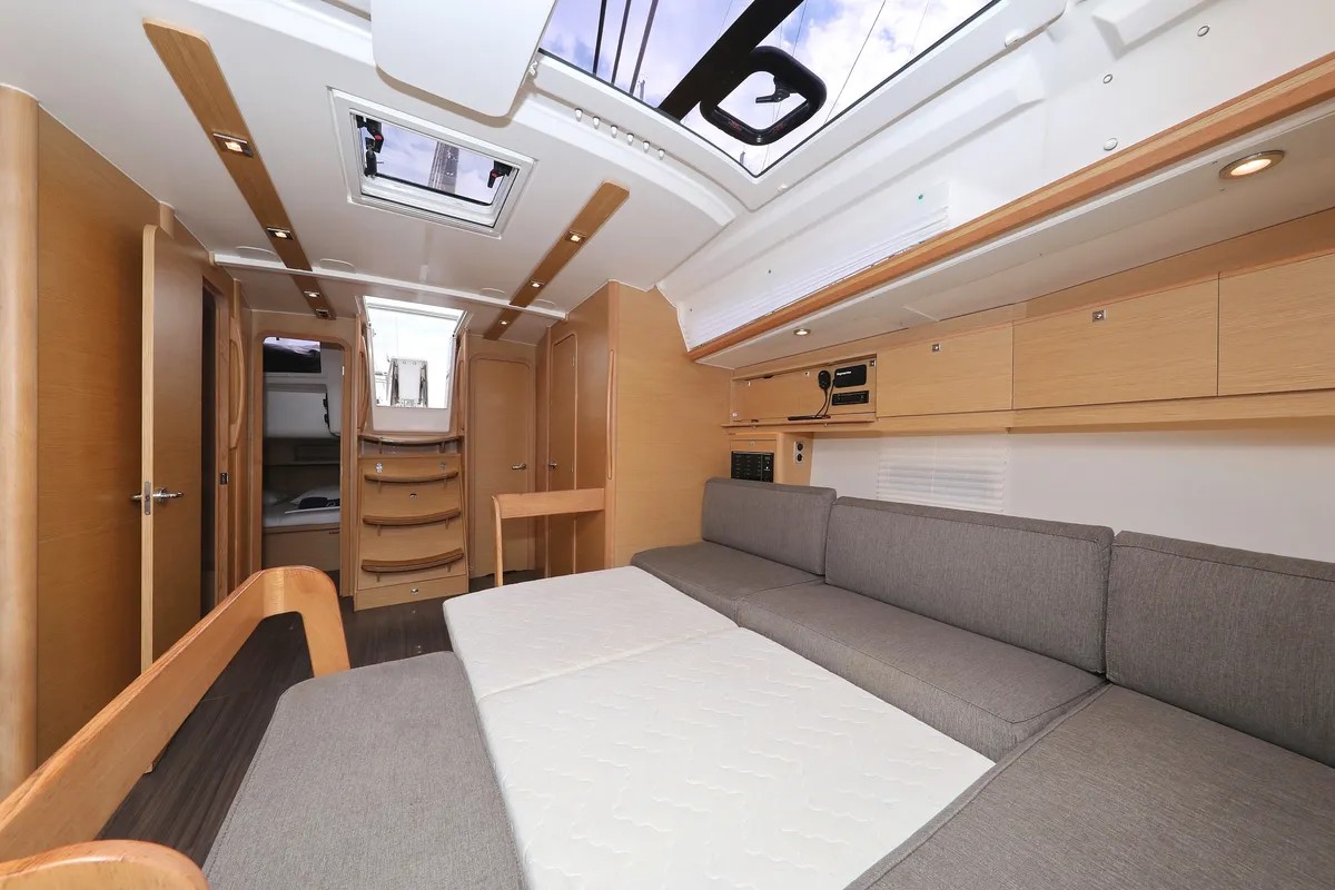 Salon of Thor, a Dufour 430 GL sailboat at Grad Vodice, Croatia