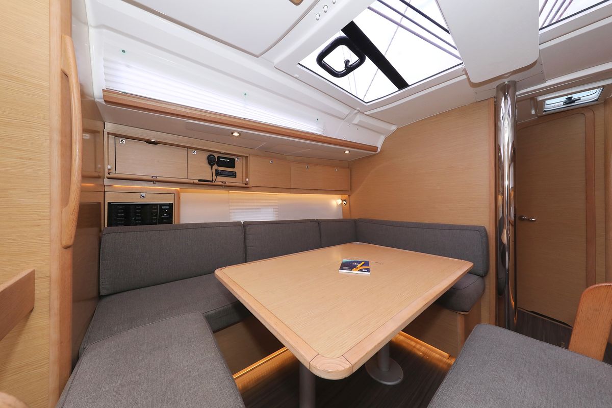 Salon of Thor, a Dufour 430 GL sailboat at Grad Vodice, Croatia