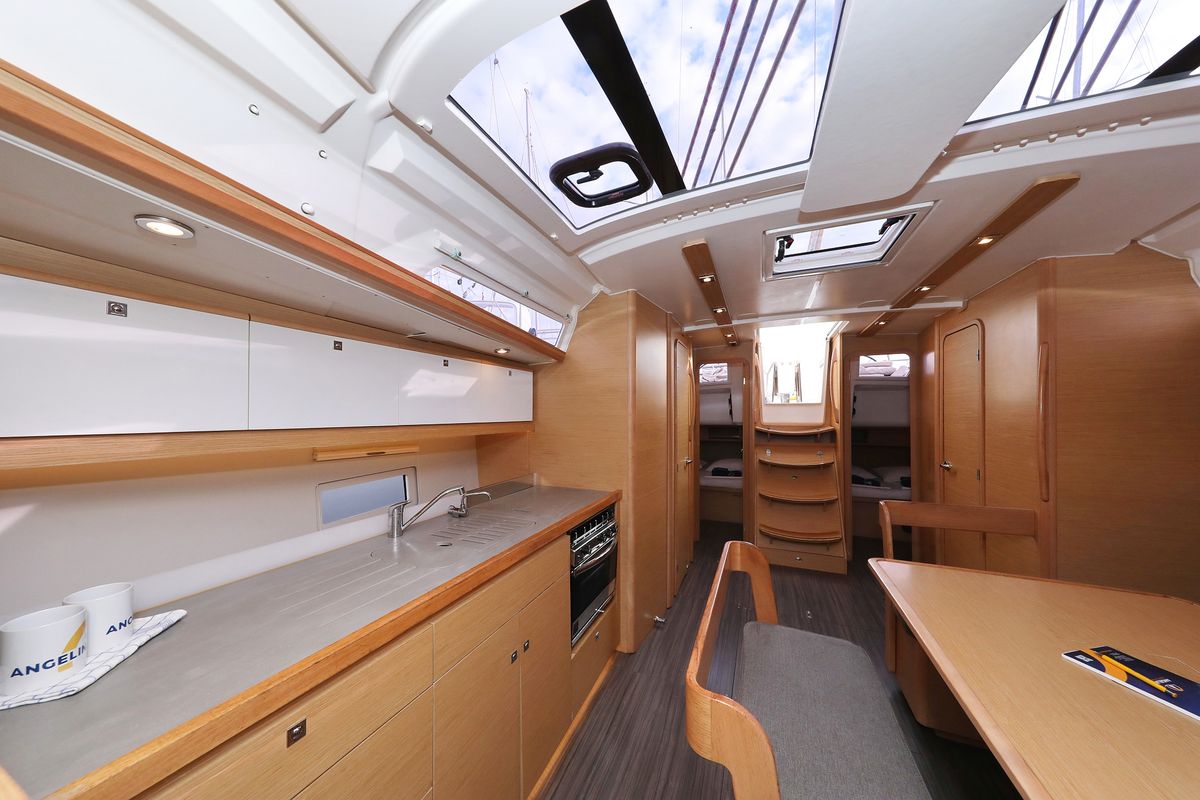 Galley of Thor, a Dufour 430 GL sailboat at Grad Vodice, Croatia