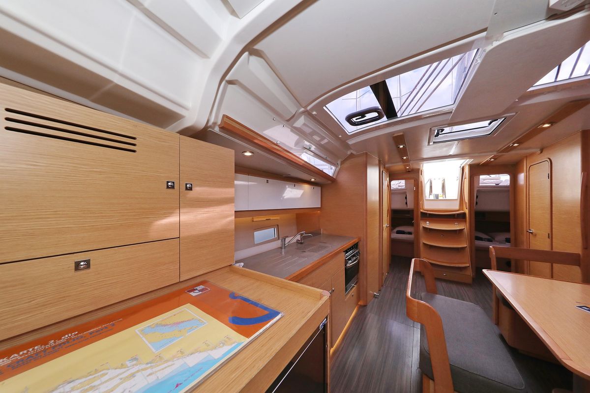 Galley of Thor, a Dufour 430 GL sailboat at Grad Vodice, Croatia