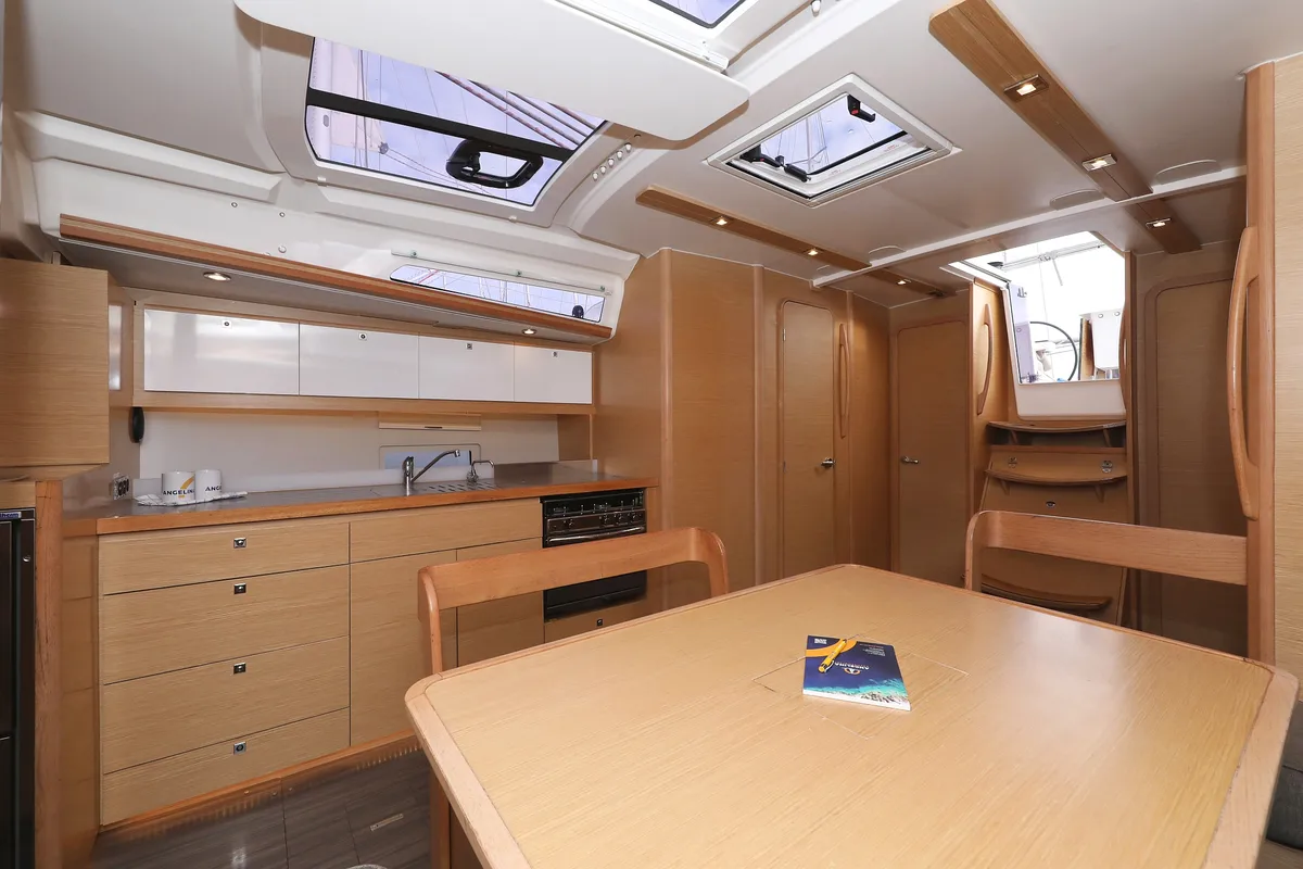 Galley of Thor, a Dufour 430 GL sailboat at Grad Vodice, Croatia