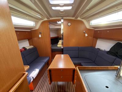 Salon of Mapalimi, a Bavaria Cruiser 37 sailboat at Grad Šibenik, Croatia