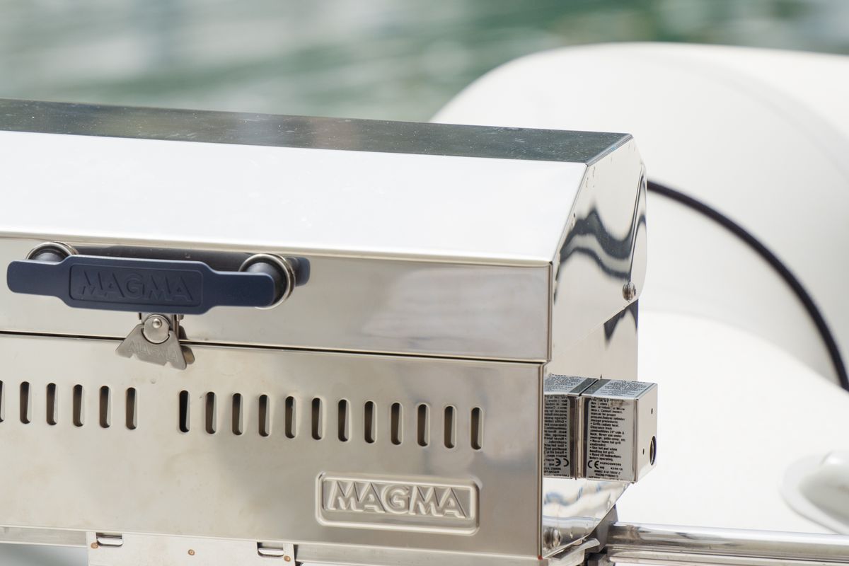 Isla, a Fountaine Pajot Isla 40 catamaran at Castellammare del Golfo, Italy