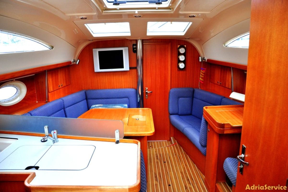 Salon of Orca O., a Elan 384 Impression sailboat at Izola / Isola, Slovenia