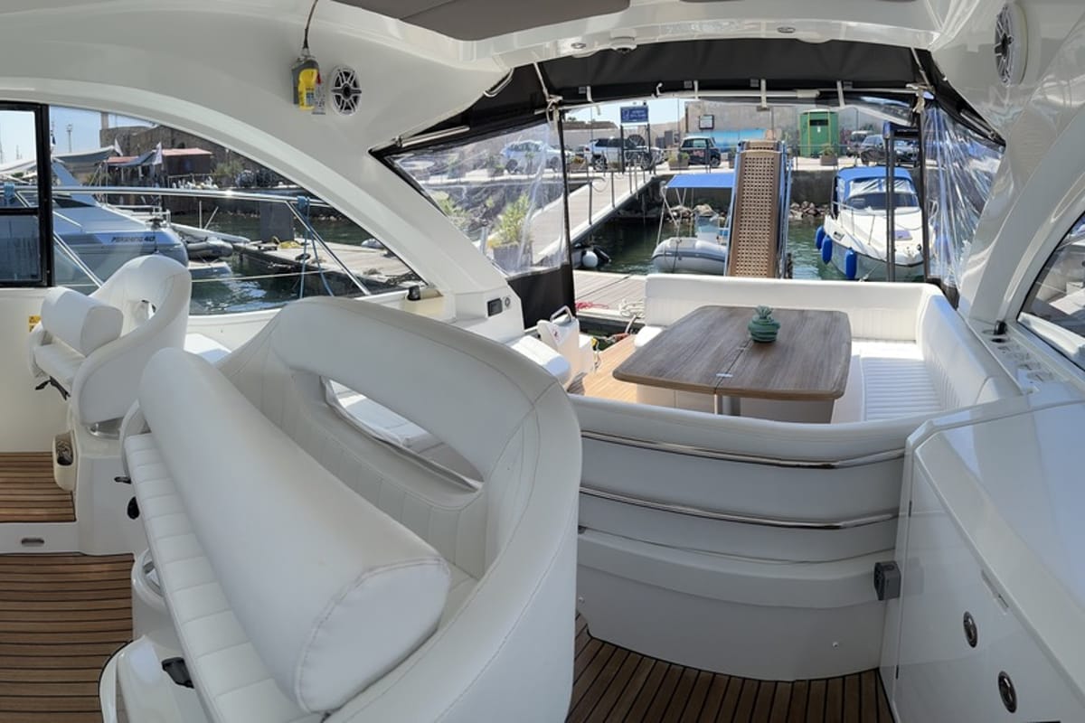 Deck of Monifa, a Beneteau Gran Turismo 38 yacht at Općina Sukošan, Croatia