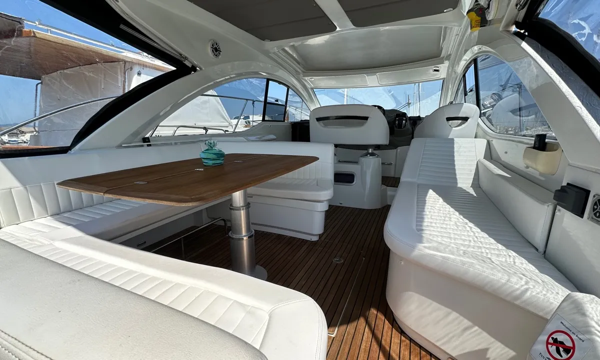 Deck of Monifa, a Beneteau Gran Turismo 38 yacht at Općina Sukošan, Croatia