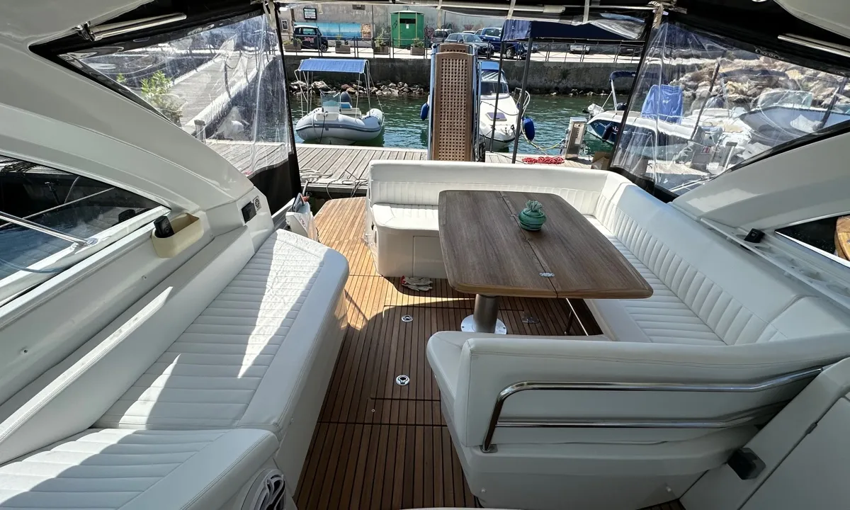 Deck of Monifa, a Beneteau Gran Turismo 38 yacht at Općina Sukošan, Croatia