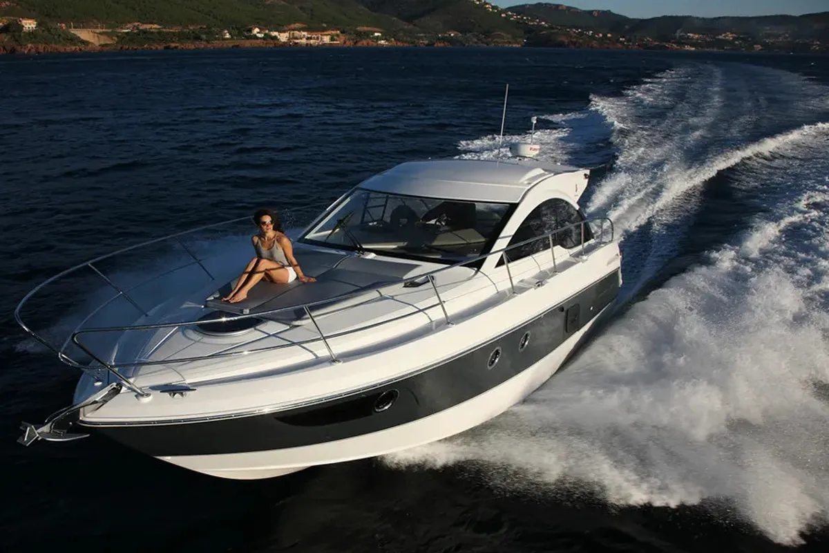 Exterior view of Monifa, a Beneteau Gran Turismo 38 yacht at Općina Sukošan, Croatia