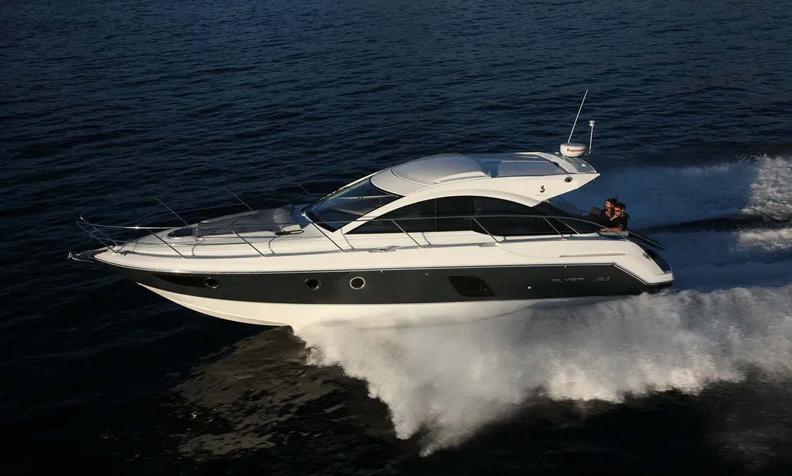 Exterior view of Monifa, a Beneteau Gran Turismo 38 yacht at Općina Sukošan, Croatia