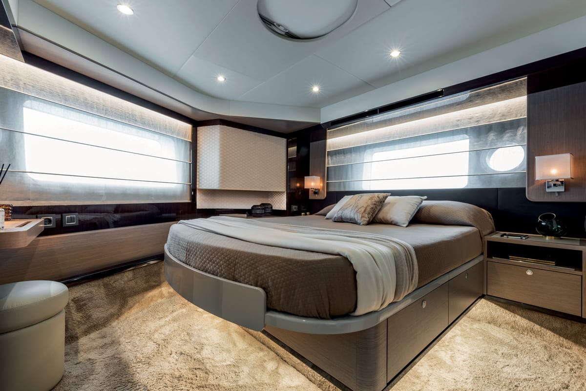 Cabin on FREEDOM, a Absolute Yachts Navetta 48 motorboat at Općina Rogoznica, Croatia