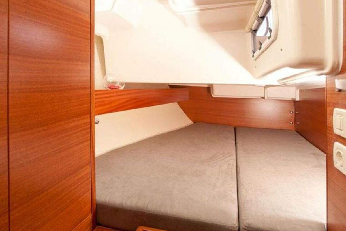 Cabin on Wild Bee, a AD Boats Salona 41 sailboat at Marmaris, Turkey