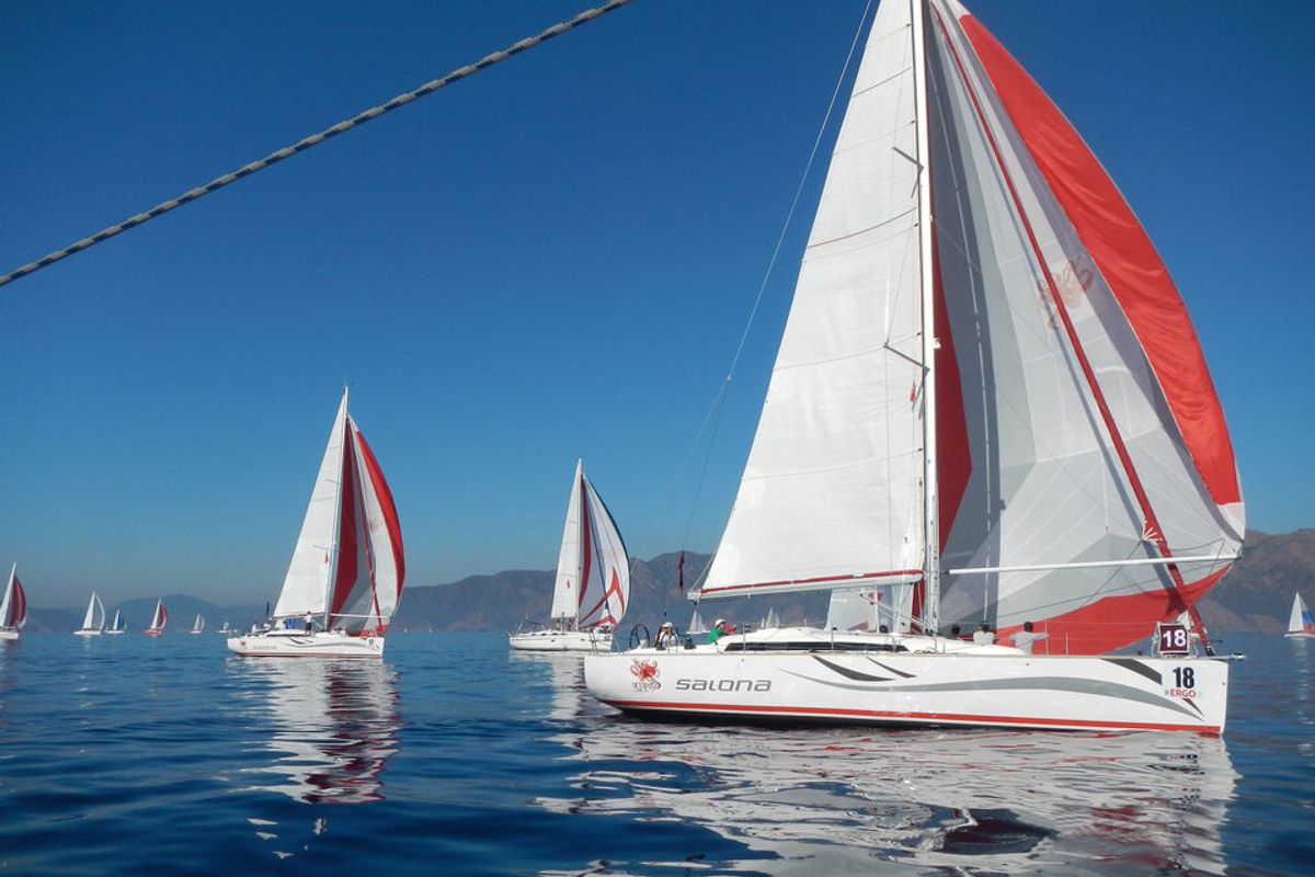 Exterior view of Wild Bee, a AD Boats Salona 41 sailboat at Marmaris, Turkey