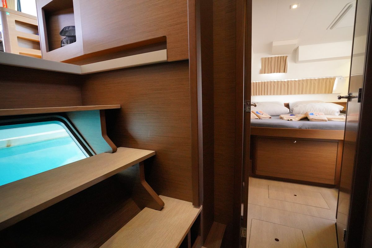 Little Dream, a Lagoon 42 catamaran at Marmaris, Turkey