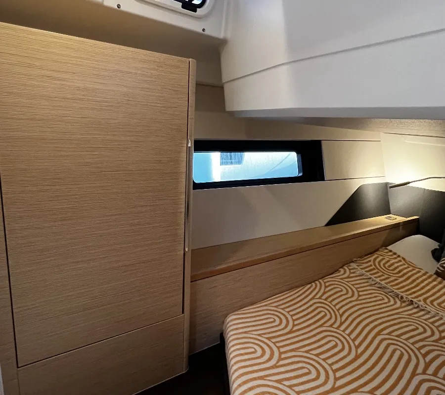 Cabin on DORiS, a Hanse Yachts Hanse 460 sailboat at Fethiye, Turkey