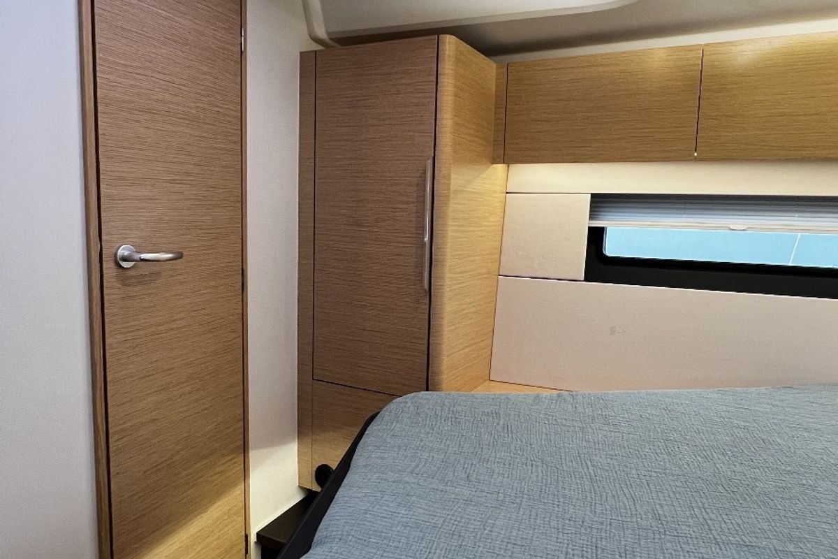 Cabin on DORiS, a Hanse Yachts Hanse 460 sailboat at Fethiye, Turkey