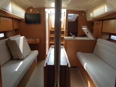 Salon of Apolonia, a Dufour 310 GL sailboat at Punat, Croatia