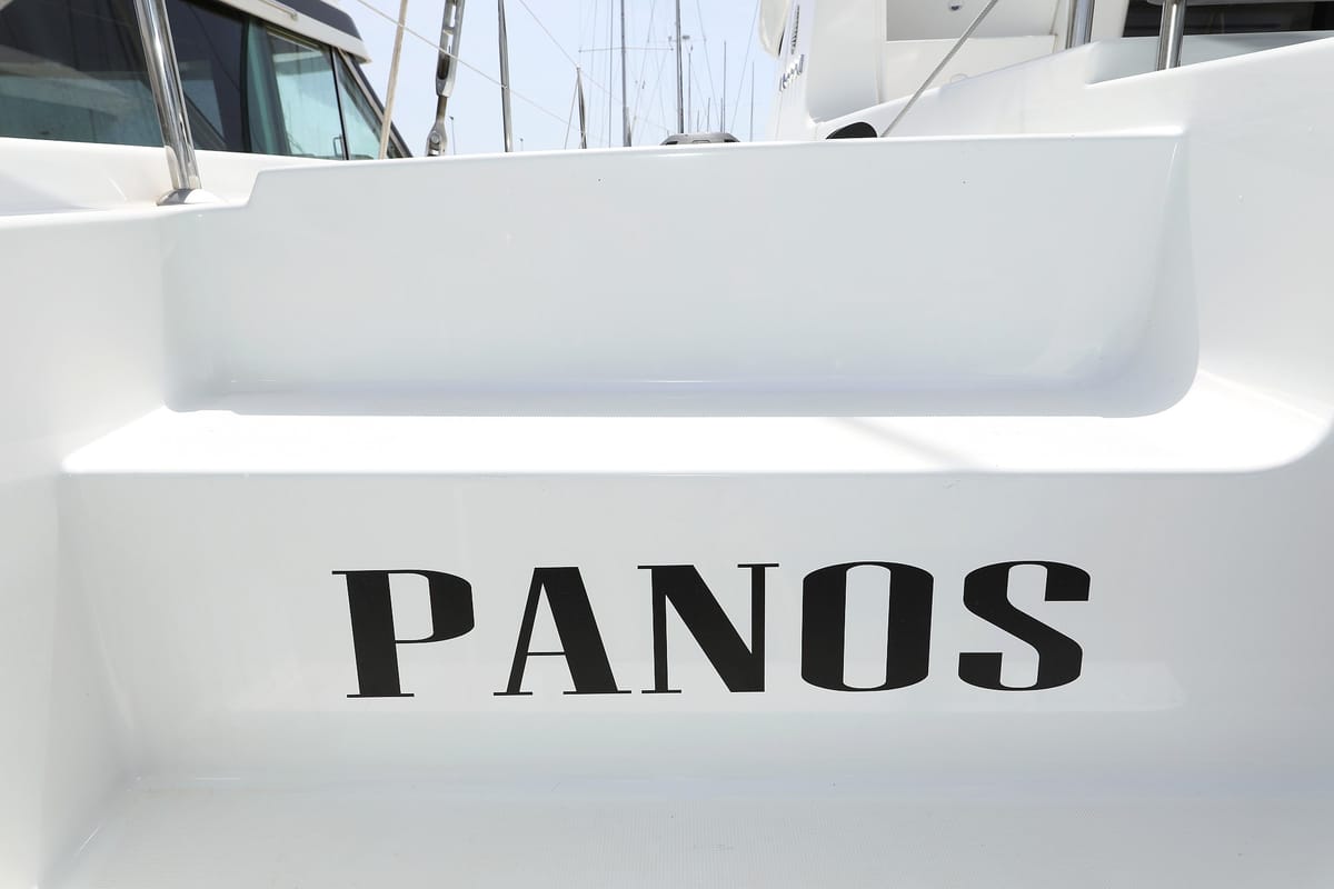 Panos, a Lagoon 46 catamaran at Općina Sukošan, Croatia