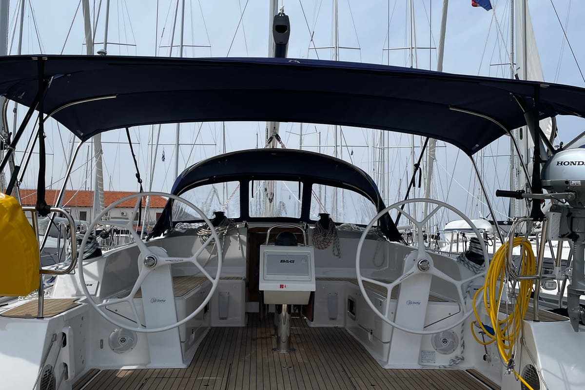 Spring Dolphin, a Bavaria Cruiser 46 sailboat at Split, Croatia
