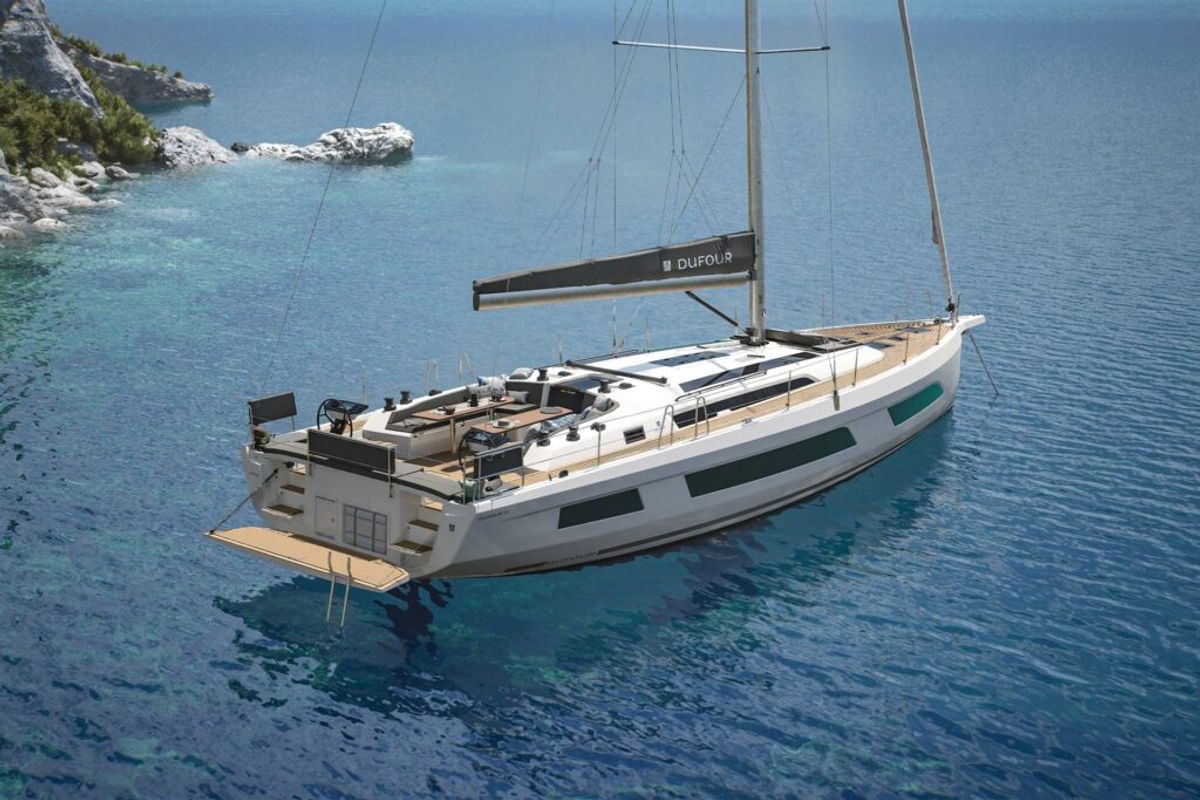 Aphrodite, a Dufour 54 sailboat at Seget Donji, Croatia