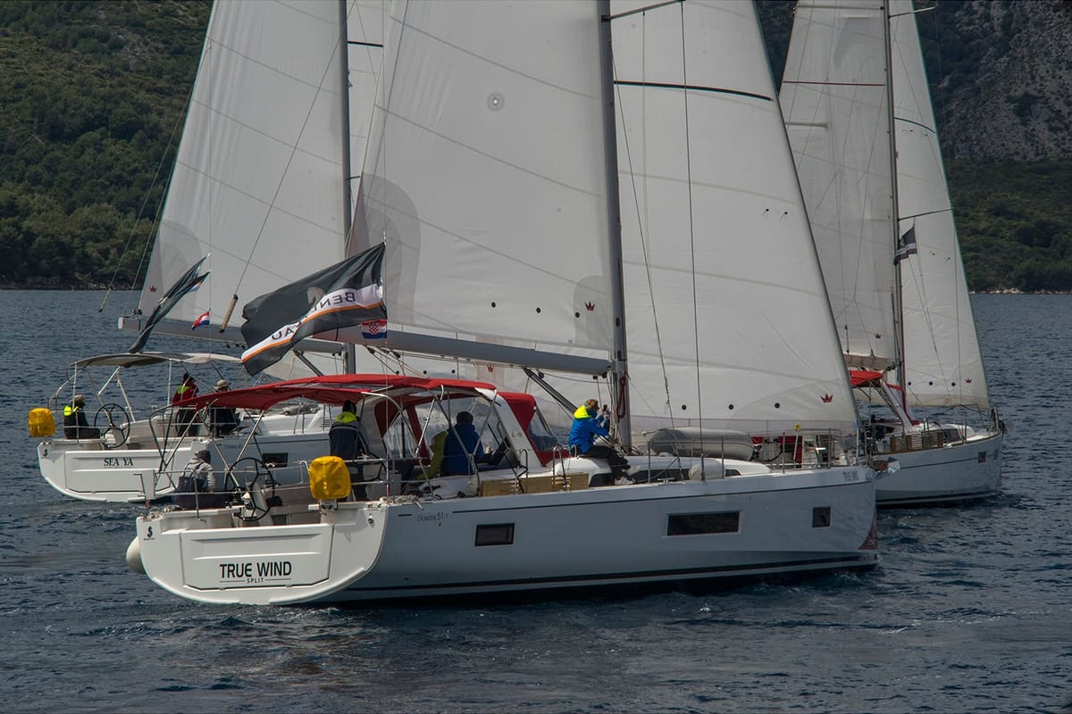 True Wind, a Beneteau Oceanis 51.1 sailboat at Split, Croatia