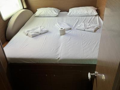 Cabin on PUMA II, a Lagoon 380 catamaran at Alameda, United States