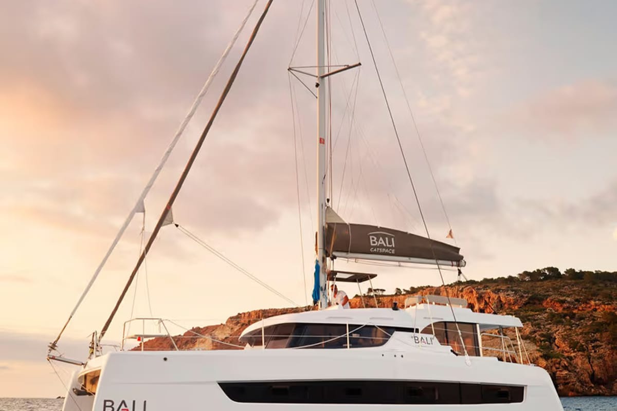 Ida, a Bali Catspace catamaran at Marmaris, Turkey