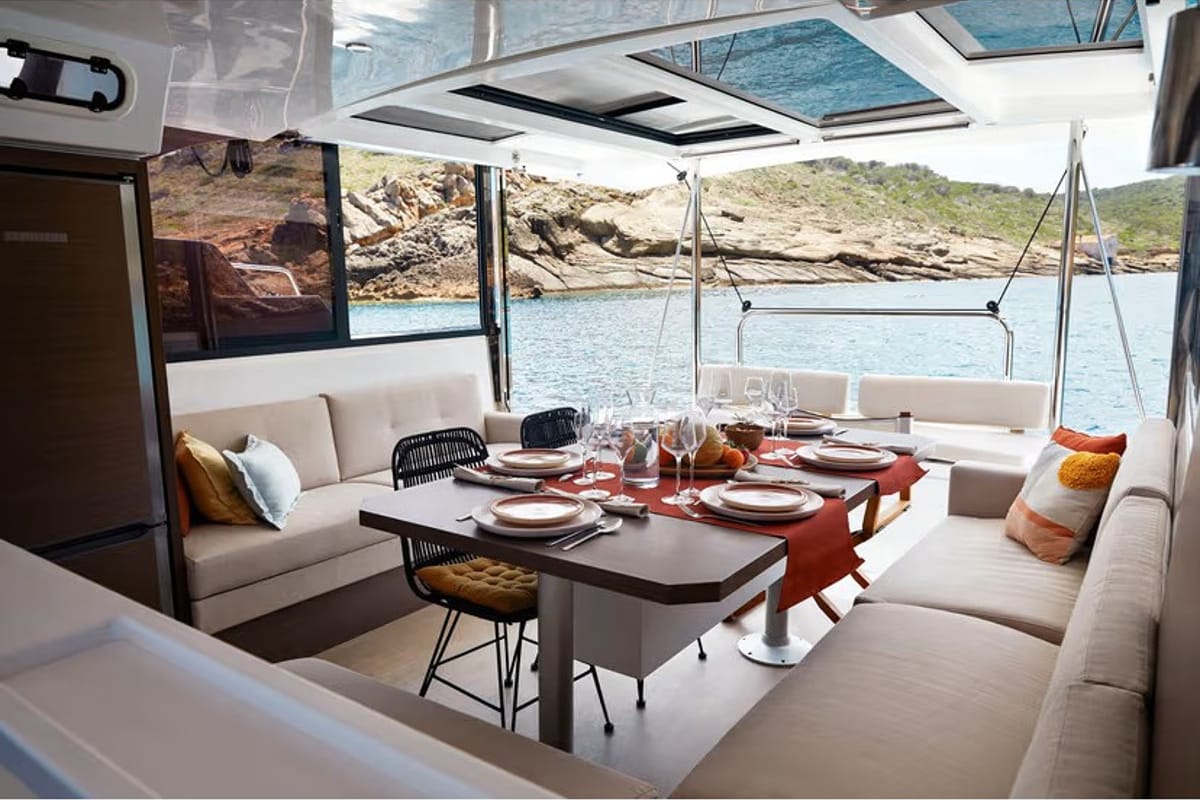 Ida, a Bali Catspace catamaran at Marmaris, Turkey