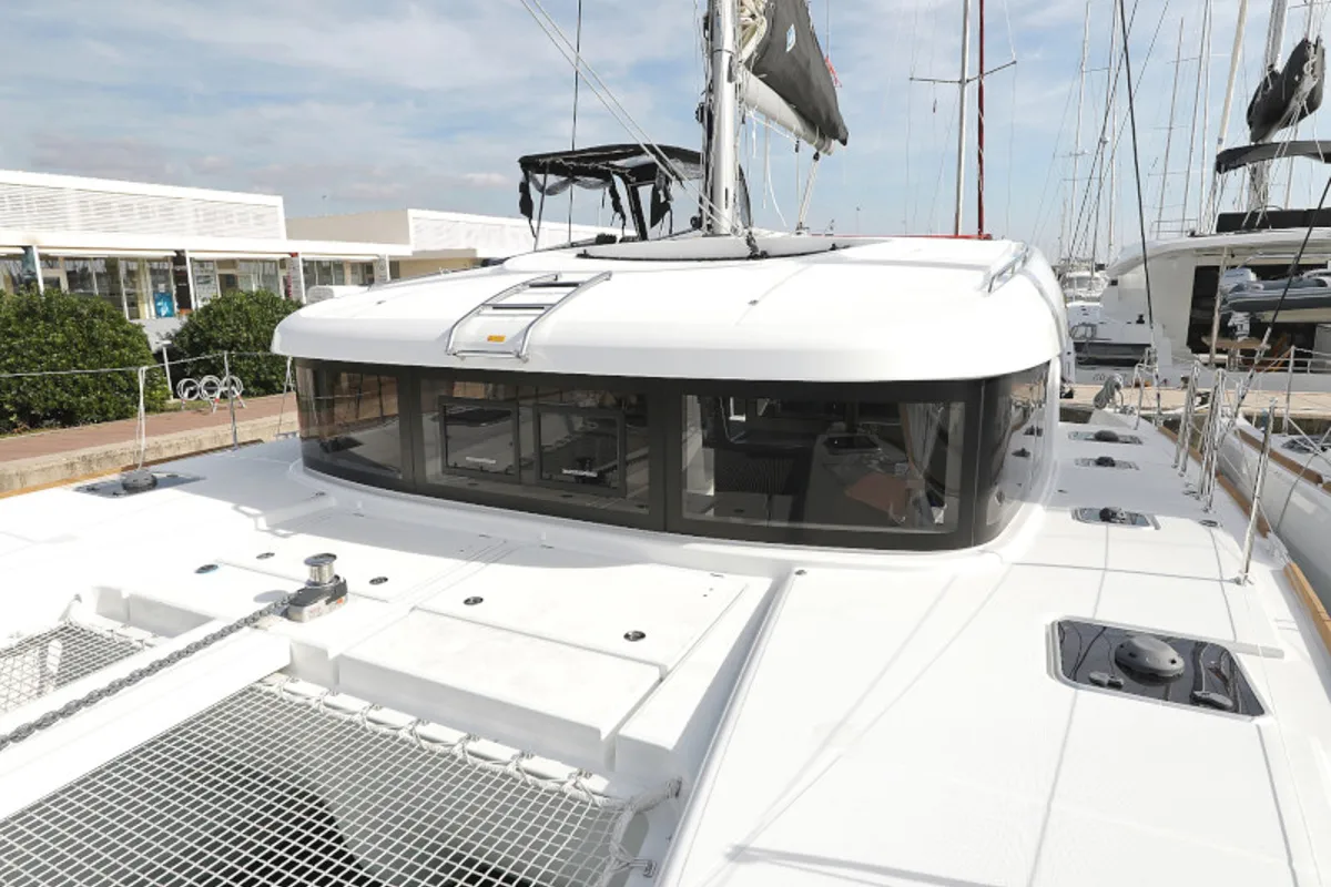 Blue Angel, a Lagoon 40 catamaran at Općina Sukošan, Croatia