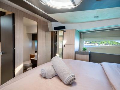 Cabin on Brown Sugar, a Cranchi M44 HT yacht at Split, Croatia