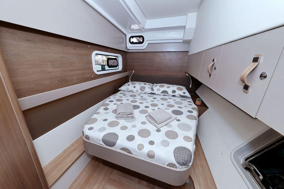 Cabin on Jenny, a Bali Catspace catamaran at Dubrovnik, Croatia