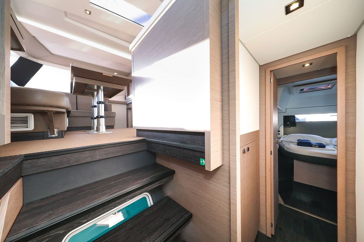 Macho, a Fountaine Pajot Astrea 42 Quatuor catamaran at Grad Trogir, Croatia