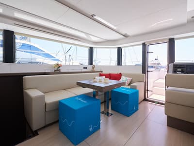 Salon of Good Vibes, a Leopard 53 - OW catamaran at Seget Donji, Croatia