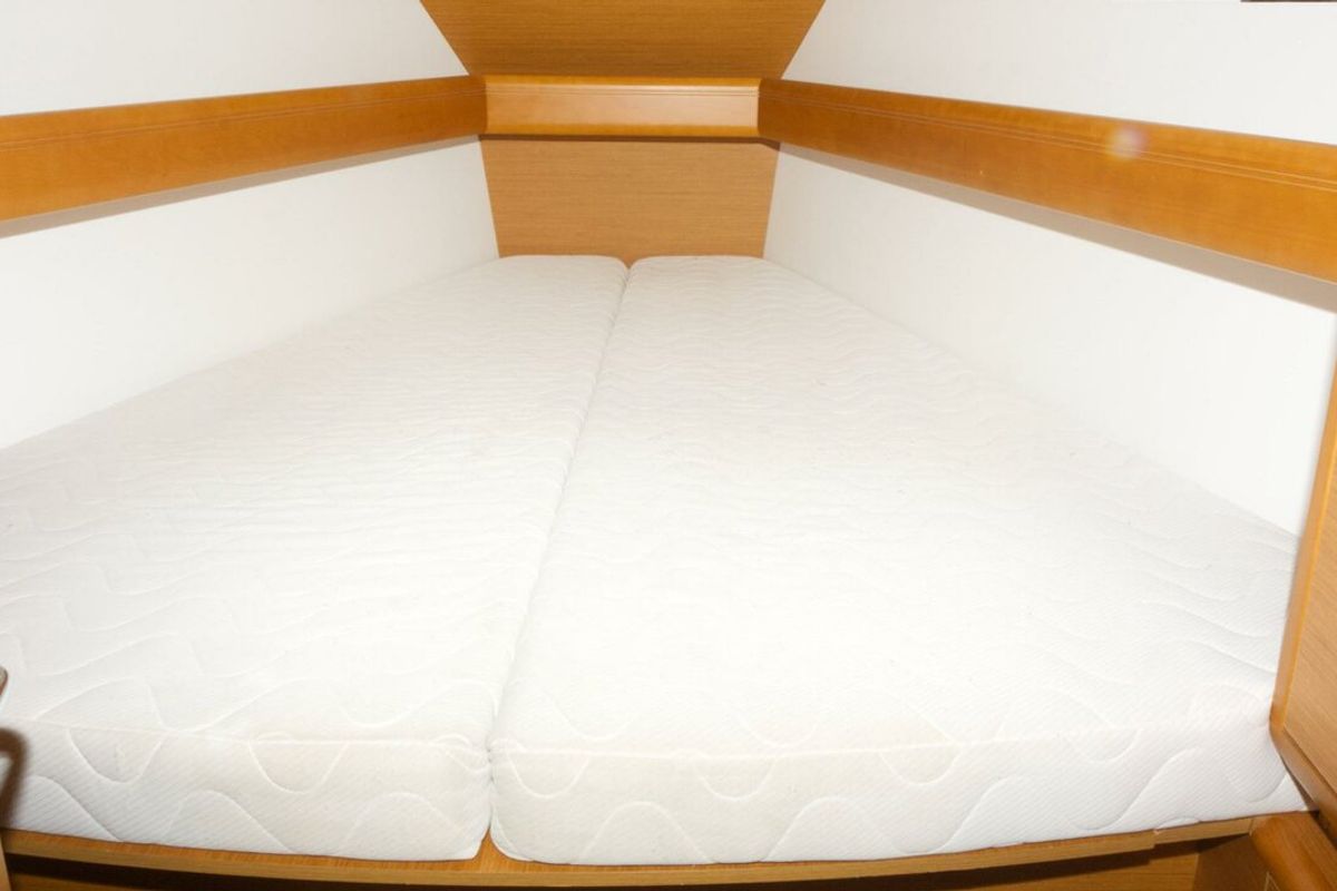Cabin on Jason, a Jeanneau Sun Odyssey 439 sailboat at Grad Pula, Croatia