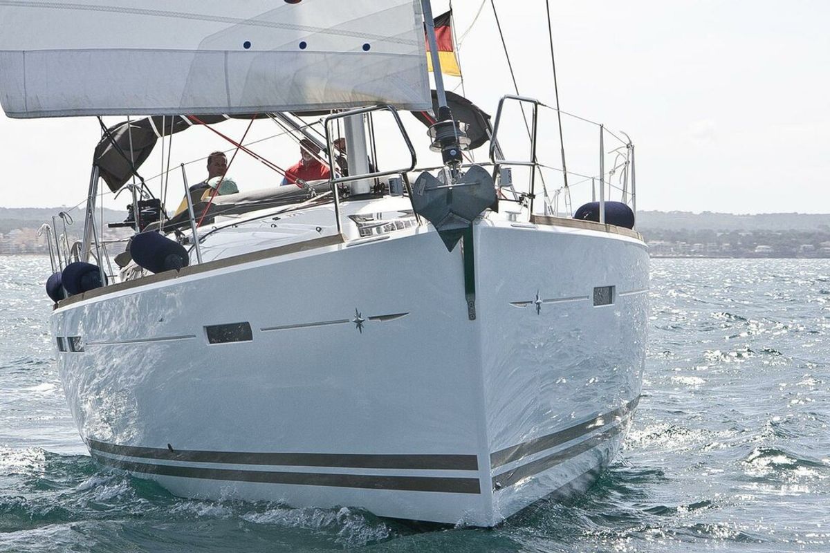 Exterior view of Jason, a Jeanneau Sun Odyssey 439 sailboat at Grad Pula, Croatia