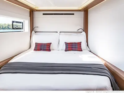 Cabin on Sunsail 46 Cat Classic, a Lagoon 46 catamaran at Općina Marina, Croatia