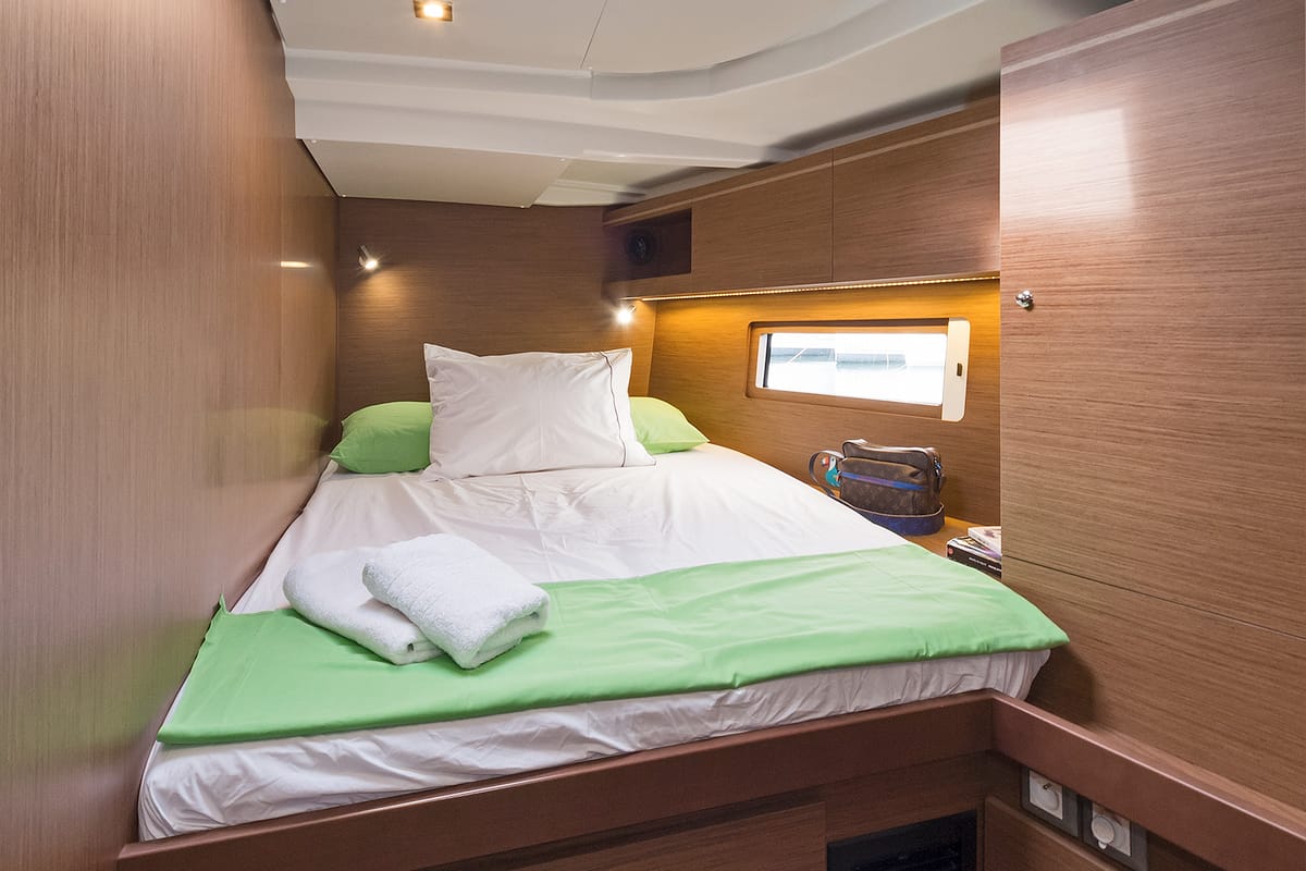 Cabin on Cuba Libre, a Beneteau Oceanis 51.1 sailboat at Municipal Unit of Rhodes, Greece
