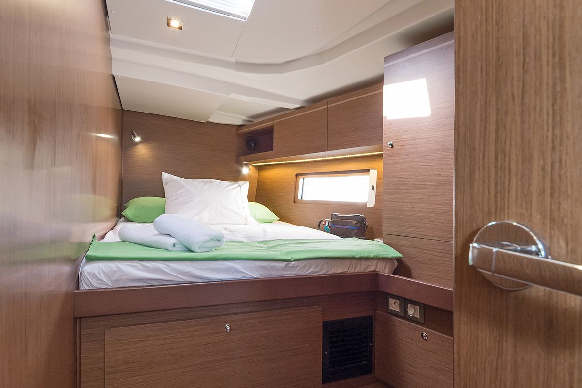 Cabin on Cuba Libre, a Beneteau Oceanis 51.1 sailboat at Municipal Unit of Rhodes, Greece