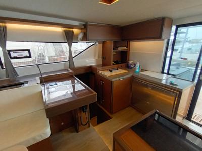 Galley of Icarus, a Lagoon 50 catamaran at Athens, Greece