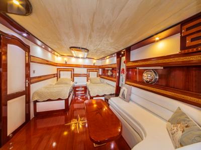 Cabin on Perla del Mar 2, a Gulet Gulet gulet at Marmaris, Turkey