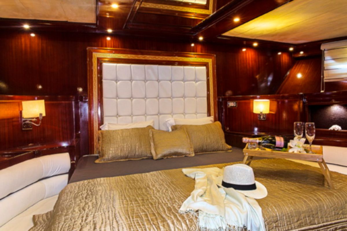 Cabin on Perla del Mar 2, a Gulet Gulet gulet at Marmaris, Turkey