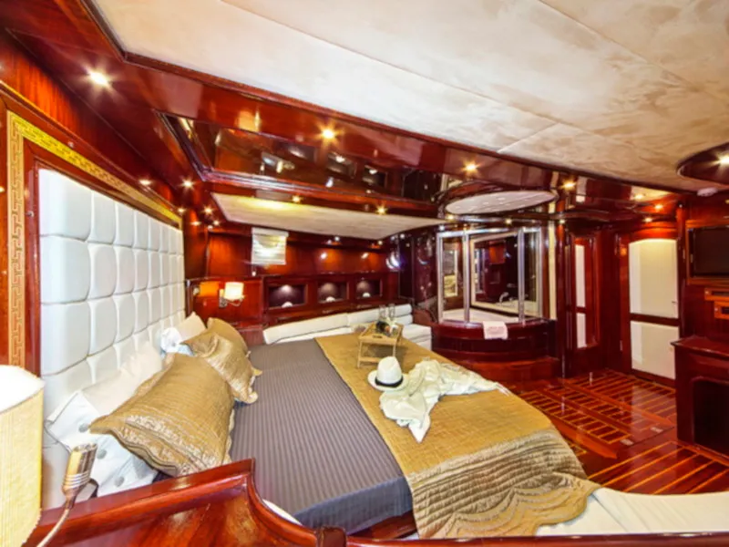 Cabin on Perla del Mar 2, a Gulet Gulet gulet at Marmaris, Turkey