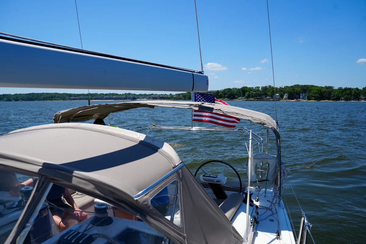 Slowdown, a Dufour Dufour 430 sailboat at Annapolis, United States