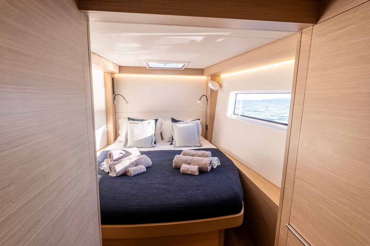 Cabin on North Star, a Lagoon 51 catamaran at Municipal Unit of Lefkada, Greece
