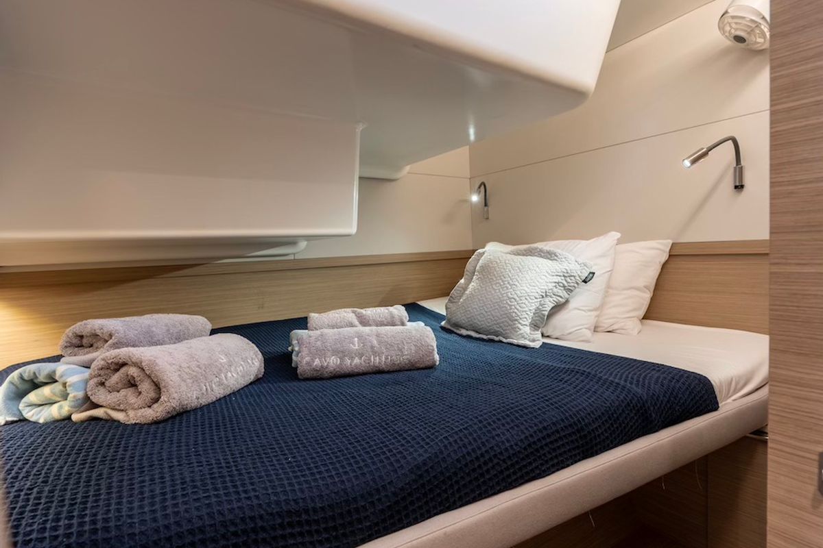 Cabin on North Star, a Lagoon 51 catamaran at Municipal Unit of Lefkada, Greece