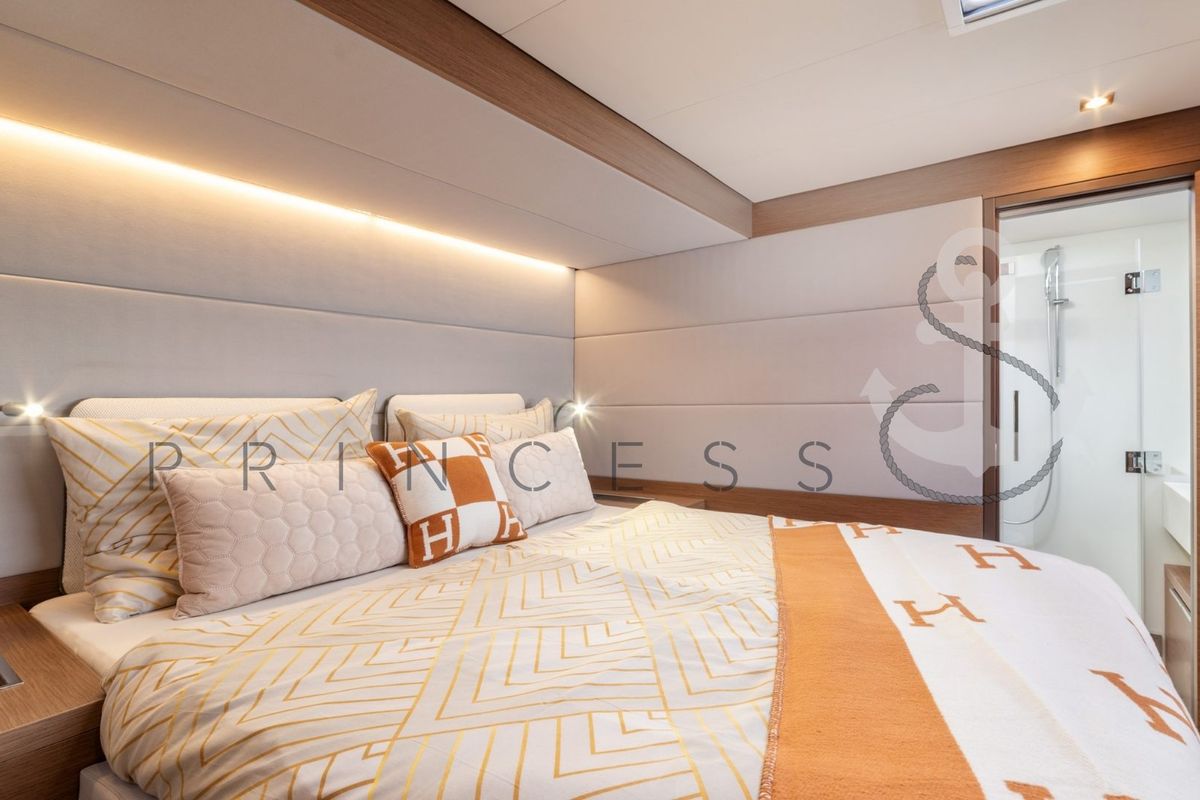 Cabin on Princess S, a Lagoon 55 catamaran at Grad Kaštela, Croatia