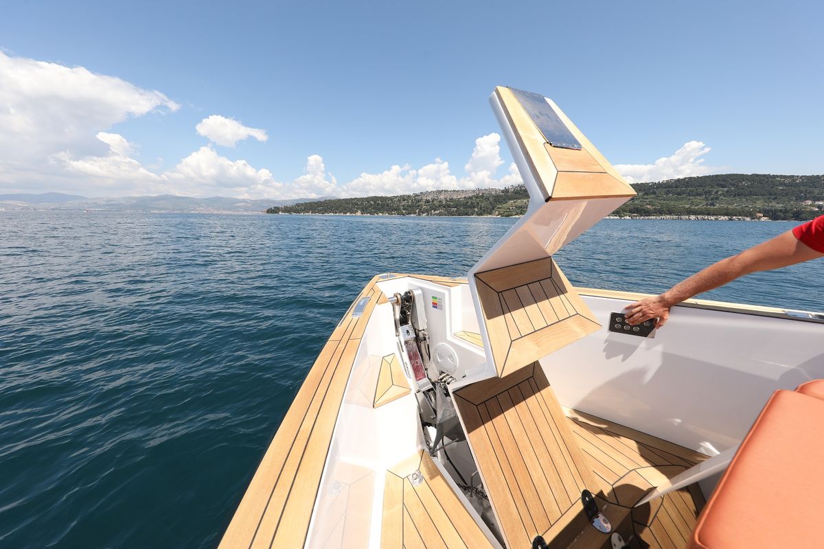 No Name, a Fjord 44 Open yacht at Grad Kaštela, Croatia